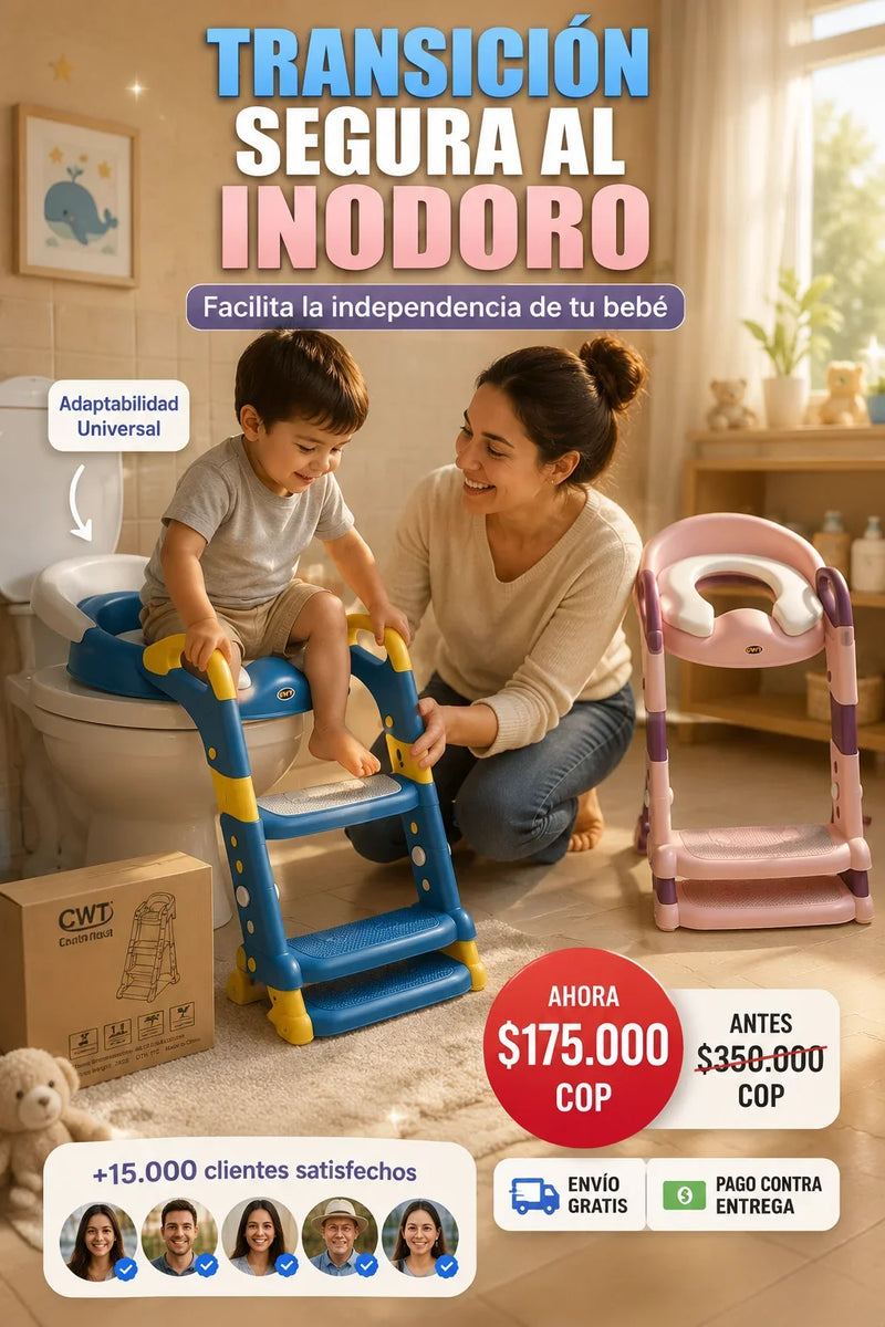 Escalera De Baño Entrenamiento Bebes