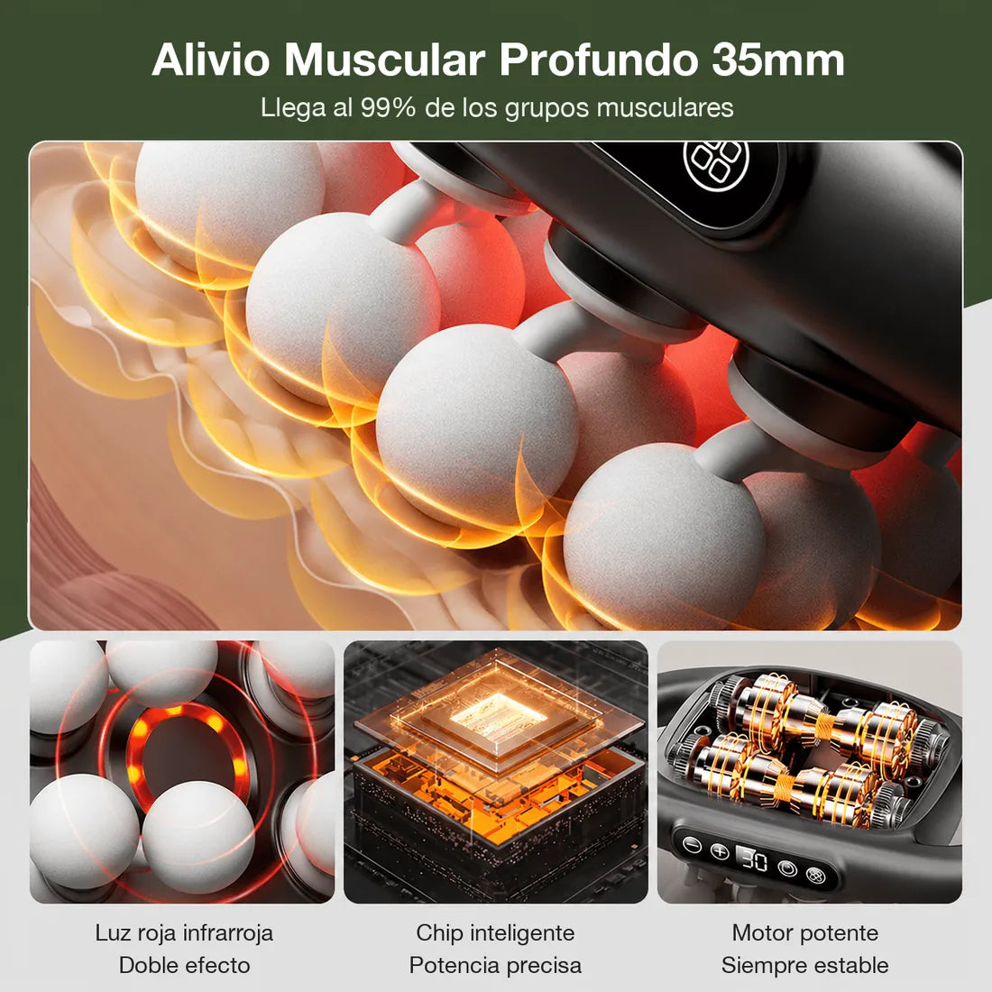 Masajeador Multicabezal VirelaxCore — imagen 3