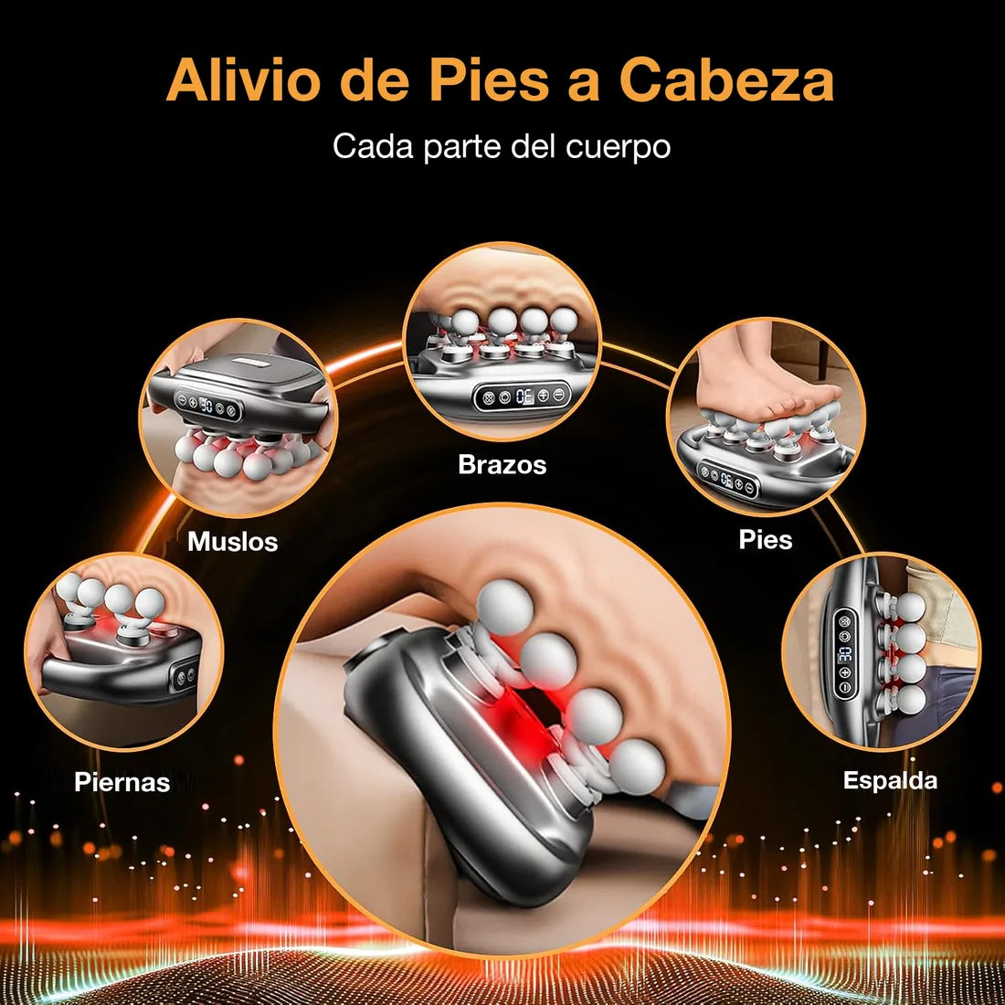 Masajeador Multicabezal VirelaxCore — imagen 4