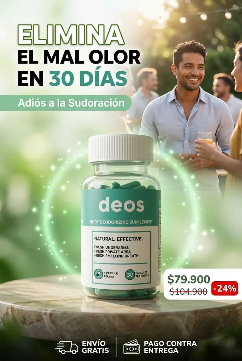Deos Desodorizante 30 Capsulas
